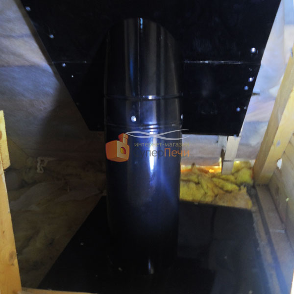   Монтаж печи-камина Везувий ПК-01 угловой (миниатюра)